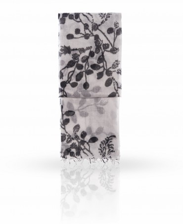 Палантин Женский W-SMALL.LEAF/WHITE